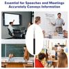 PEAPIN 1PCS Retractable Teacher Pointer, White Extendable Classroom Pointer Stick for Teaching, Presentations & Lectures Durable Instructional Tool for Educators