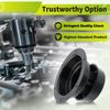 RV Plumbing Vent Caps Kit 2Pcs Trailer Camper Vent Cap Replacement Black