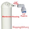 100 Pcs 1/4-1/8" Male Elbow Thread Fitting Connector For Water Filter Under-SinK