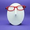 Reading Glasses Eye Fun Flexi Floating Lightweight Red Black Frame+2.50 Lens