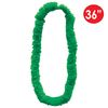 Green Soft-Twist Poly Leis with Labeled Carton