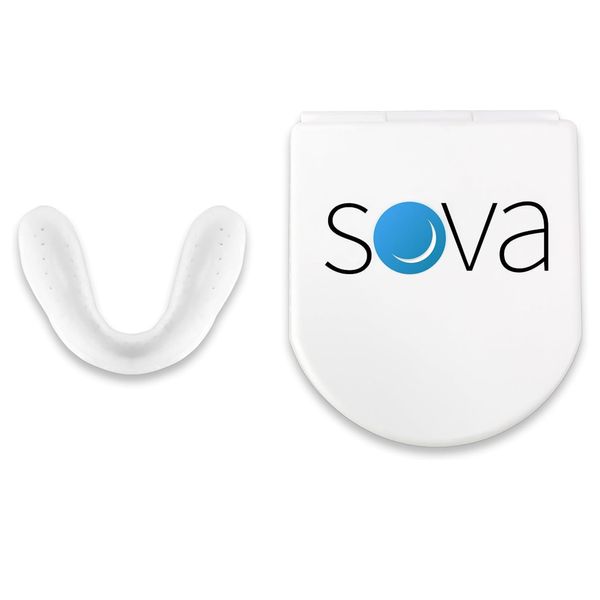 SOVA Night Guard Custom-Fit Night-Time Dental Mouth Guard with Case