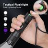 Small & Extremely 5.3oz Zoomable LED Tactical Handheld Flashlight with Batteries