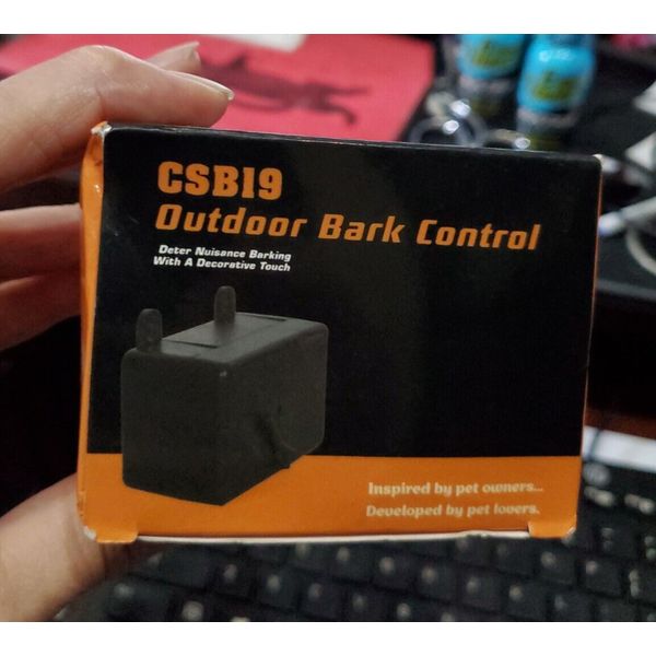 CSB19 Outdoor Bark Control 9 V battery not included NIB dog