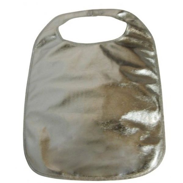 Adult Clothing Protector Gold Lamey Bib