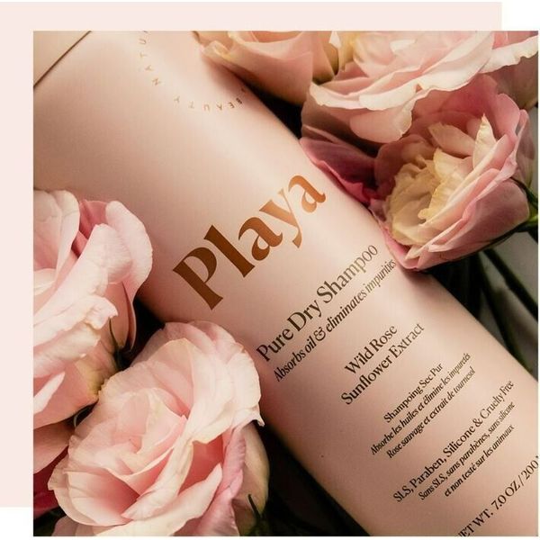 Playa Pure Dry Shampoo Wild Rose Sunflower Extract 200ml