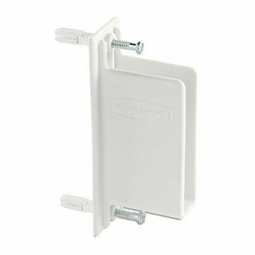 Rubbermaid Direct Mount Non-Adjustable Free Slide Wall Bracket  White