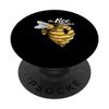 The Bee Master | Honey Bee Hive Honeycomb | Beekeeper PopSockets with Interchangeable PopGrip