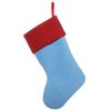 Dibor Two Novelty Festive Quilted Penguin Reindeer Sock Stocking Pair