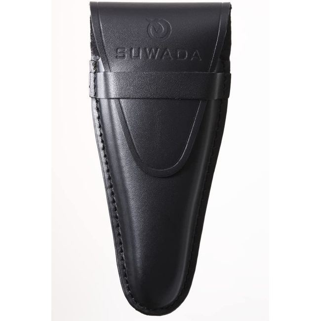SUWADA Genuine Leather Case for Nail Clippers, L (Black, Genuine Product)