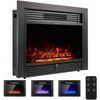 28.5" Electric Fireplace Wall Mounted Insert Heater w/ Remote & 3 Flames , 1500W