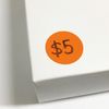 3000 Pieces, 2cm - Coloured Sticky Labels, Square Round Circle Dot Stickers - 10 Assorted Colours