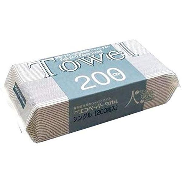 Fujinap Eco Paper Towels, Medium Format Size, 200 Sheets x 10 Pack