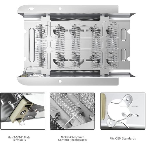 AMI PARTS 【2024 Upgraded】 279838 W10724237 Dryer Heating Element kit fit for Whirlpool Maytag Kenmore Amana Roper Dryer Thermostat Thermal Fuse 3403585 Ned4655ew1 Wed4815ew1 Medc215ew1