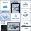 DigiLand Tablets,10.1" Android Tablet with Octa-core Processor 10GB RAM+64GB ROM(Support Expand TF) 5MP Front/8MP Back Camera,6000 mAh Battery,2025 Android 14 WiFi Tablet(Gray)