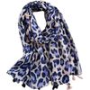ONE LIMITATION SF007 Women's Stole, Leopard Pattern, Stylish, Large, Casual,