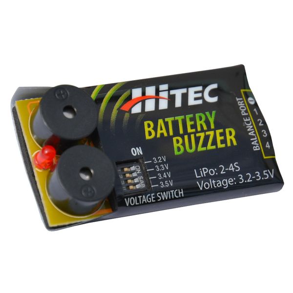 Hitec RCD 44210 Battery Buzzer Low Battery Voltage Alarm