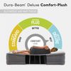 Intex 18" Inflatable Elevated Premium Comfort Airbed with Built-In Pump, King
