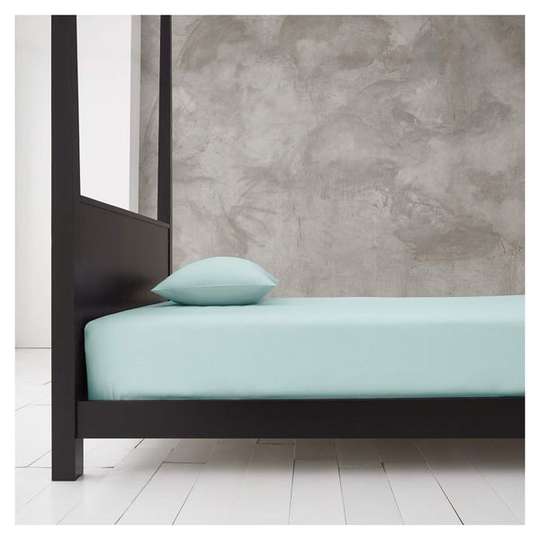 Gaveno Cavailia Super Soft Plain Dyed Diamond Deep Fitted Sheet [ King - Aqua ]