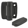 12162, 30 Series, 4 Hole Standard Plastic Hinge with Snap Cover (4 Pack)