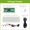 Waveshare Pi-Pico 2 Starter Kit, Tiny Fast Microcontroller Board with Flexible Digital Interfaces RP2350 Chip Dual-Core & Dual Architecture Design 4MB Flash Memory Support C/C++/MicroPython
