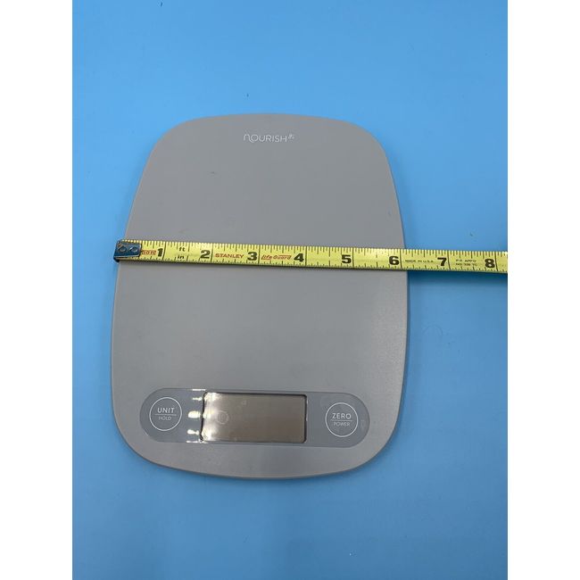 Greater Goods GG 0480 Digital Kitchen Food Scale Grams Ounces LBS Gray