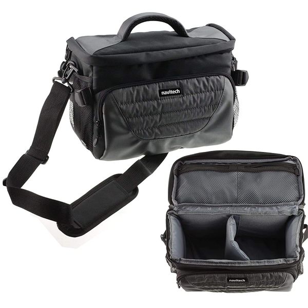 Navitech Grey Shoulder Camera Bag Compatible With Blackmagic Design Pocket Cinema Camera 4K