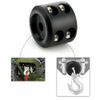 ATV UTV Winch Stopper Rubber Heavy Duty Cable Line Saver Waterproof Rope Hook