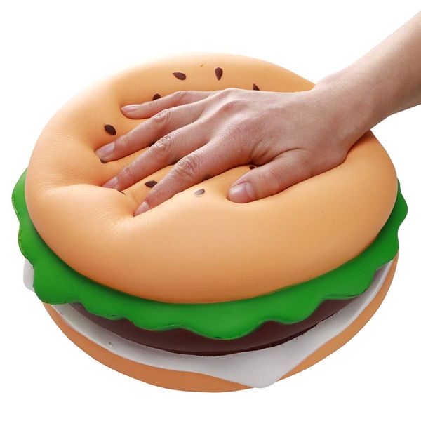 10" inch Jumbo squishies Slow Rising squishies Slow Rise Squishy Hamburger Squishy Giant Scented squishies Kawaii Stress Relief Toys Decompression Squeeze Toys Novelty Gifts for Kids Party Adults