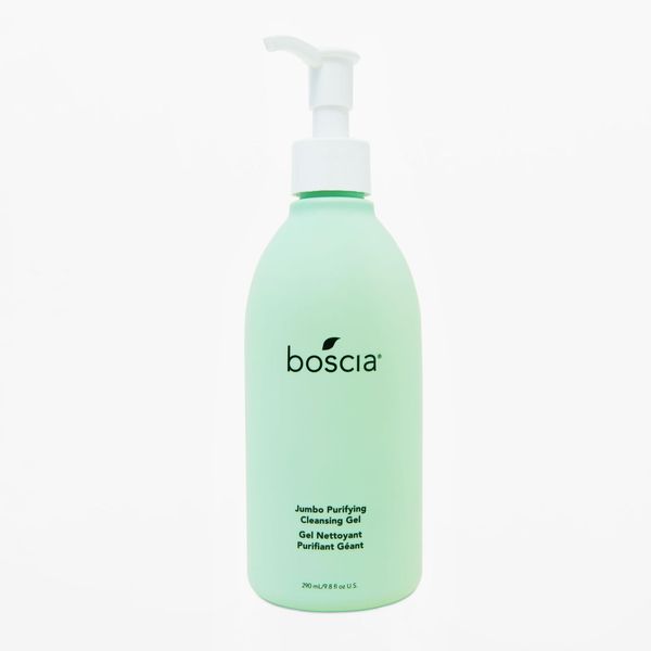 BOSCIA Purifying Cleansing Gel - Cleanser Face Wash - Vegan & Cruelty-Free - With Hydrating Green Tea Antioxidants - Natural Clean Skincare for Dry, Normal, Combination & Oily Skin Types - 9.8 fl oz