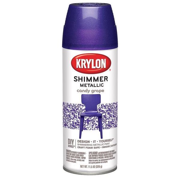 Krylon Metallic Purple Shimmer Spray Paint 11.5 oz (6-PACK)