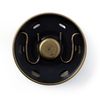 Prym Sew-On Snap Fasteners, Gold, 30 mm, altmessing, 2 Stück