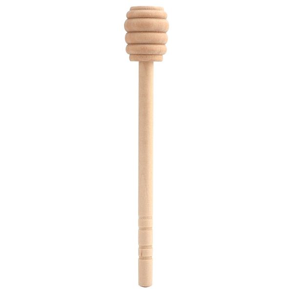 50Pcs Wooden Honey Dipper Sticks, Stirring Stick Server for Honey Jar Dispense Drizzle Honey(15cm / 5.9inch)