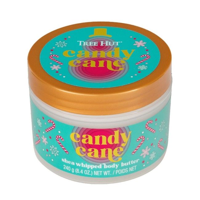 NEW Tree Hut Candy Cane Whipped Shea Body Butter 8 oz Holiday Edition 2023