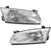 Headlight Set CAPA Certified Left & Right Side Set For 97-99 Toyota Camry