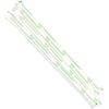 Biodegradable Clear Disposable Jumbo Drinking Straws Wrapped Compostable 3000pck