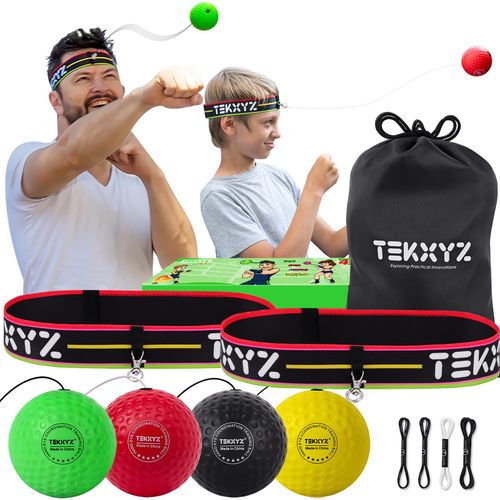 Tekxyz Byrg Boxing Reflex Ball Family Pack