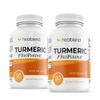 Healblend Organic Turmeric Curcumin with BioPerine Black Pepper - 2-pack