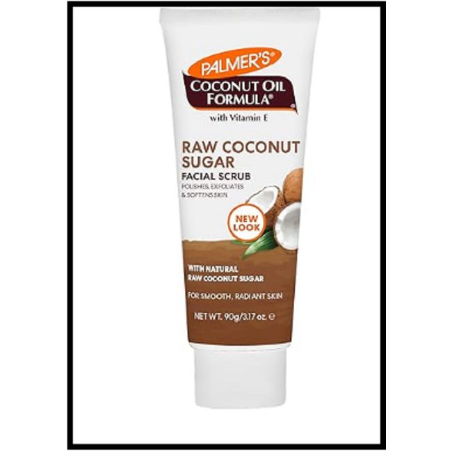 Palmer's Coconut Oil Formula Coconut Sugar Facial Scrub Exfoliator, 3.17 oz