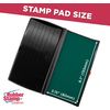 Large Premium Green Ink Stamp Pad - 3" by 6" - Quality Felt Pad