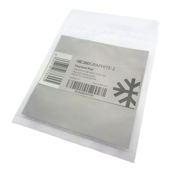 EC360® Graphite-2 20W/mK Thermal Pad (100 x 100 x 0.05 mm, Graphite-2)