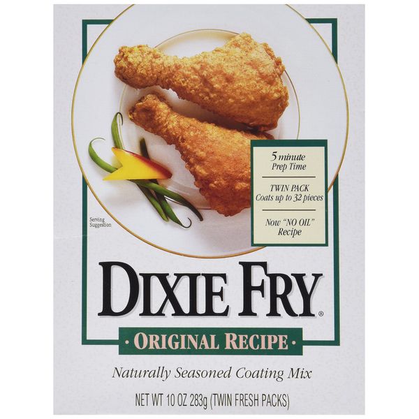 Dixie Fry Original Recipe Seasoned Coating Mix, 10 oz