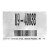 Malibu Boat Corner Cap Brackets 89-40038 | Black Plastic (Pair)