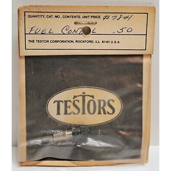 Original Testors McCoy FF RC Plane Part #7841 Fuel Control Needle Valve NOS