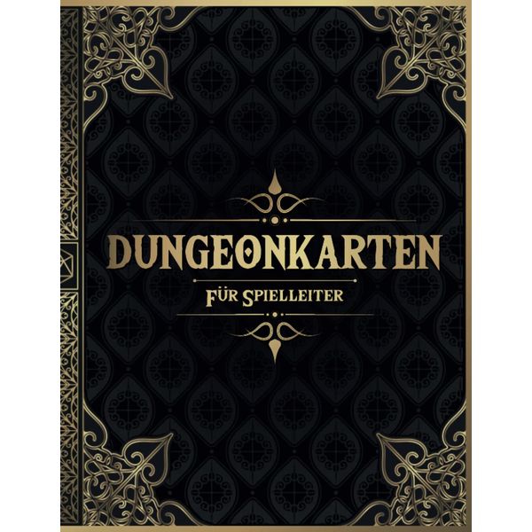 Dungeonkarten für Spielleiter: 50 einzigartige und anpassbare Dungeon-Karten für DnD-Tabletop-Rollenspiele | Quest-Inspiration für Spieler (RPG Karten für Spielleiter)