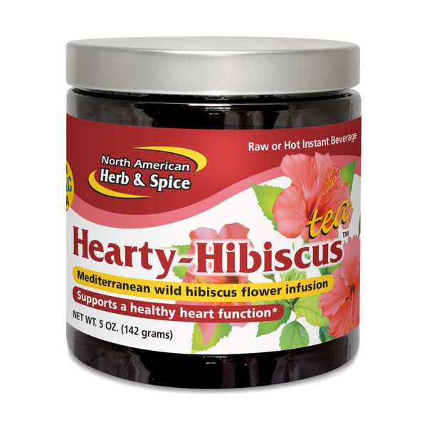 North American Herb & Spice Hearty-Hibiscus Tea - 5 oz. - Traditional African Tea - High in Flavonoids, Polyphenols & Anthocyanins - Non-GMO - 56 Servings