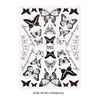 No.026_Butterfly, Lettering, 2 Week Tattoos, Henna Tattoos, Jagua Tattoos, Korean Tattoos, nvy, Free Size