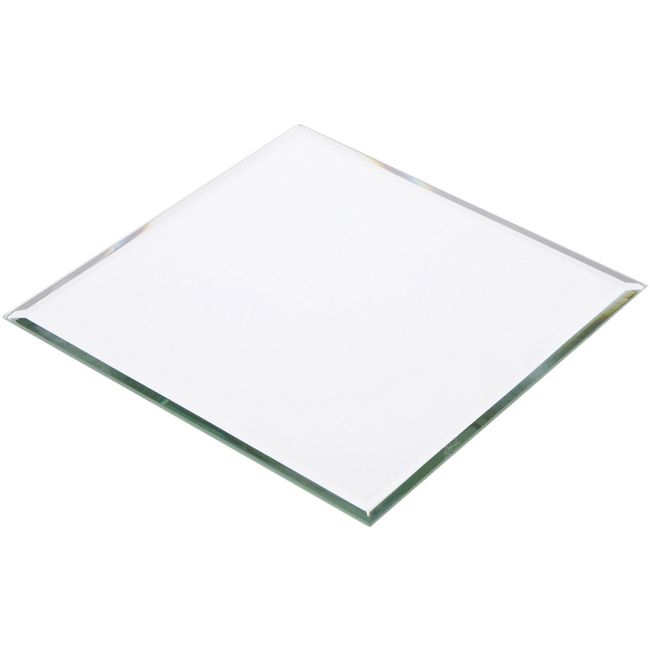 Plymor Square 3mm Beveled Glass Mirror, 6 inch x 6 inch (Pack of 12)