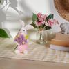 Primitives by Kathy Bunny with Bouquet Critter Easter Decoration