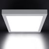 Long Life Lamp Company 24W LED Square Surface Mount Ceiling Panel Down Light Cool White 6500K